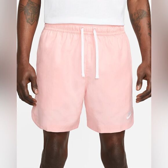 Nike Sportswear Pink Salmon Woven Flow Shorts - Picture 2 of 11